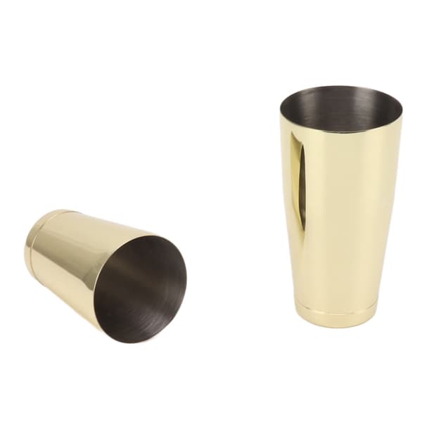 Forgyldt 304 Rustfrit Stål Cocktail Shaker Martini Mixer Sæt