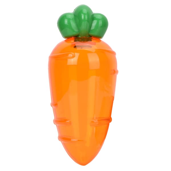 12-pack tecknad morotsformad godislåda för bröllop, babyshower, present (transparent orange)