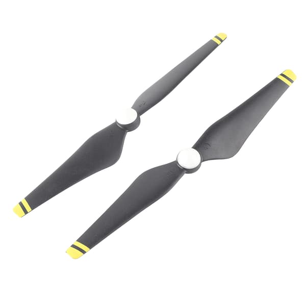 2-pack snabbkopplingspropellerblad för DJI Phantom 3 Quadcopter reservdelar (gul kant)
