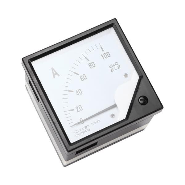 6L2 100A/5A AC Analog Panel Amperemeter Pointer Strømmåler til Industriel Brug