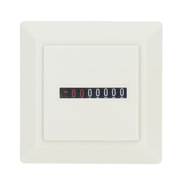 BERM Mekanisk Timetæller 72x72mm Hvid 220VAC Industriel Timer Måler