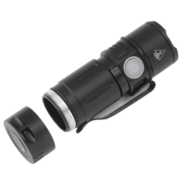 USB-ladattava minitaskulamppu, 5 tilaa, 1000LM, vedenkestävä EDC-valo