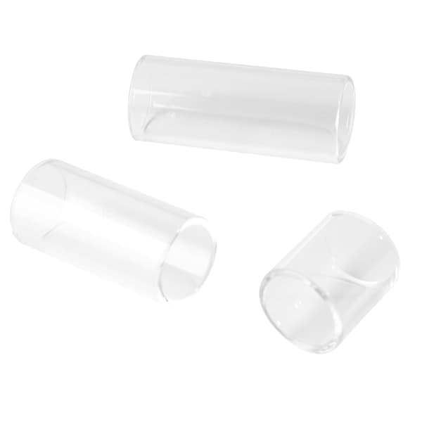 3-pack gitarrslide i glas Fingerslider Instrumenttillbehör för framträdande