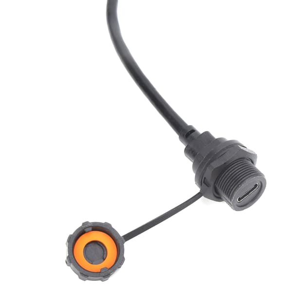 Vandtæt USB-C-stik IP67 Han- og Hunkabelstik 0,5m E10TPCTFF/TPCAM