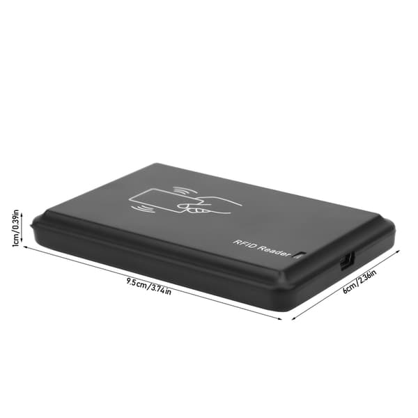 USB 125kHz ID-kortläsare, USB 2.0-driven, 3-8 cm läsavstånd, värdgränssnittsenhet
