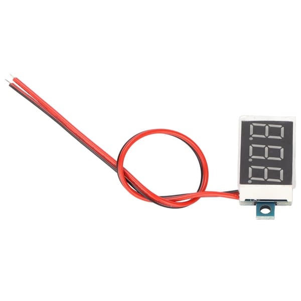 DC 4-40V Grön LED-display Digital Voltmeter Hög Noggrannhet Spänningstestare Infälld Montering DIY