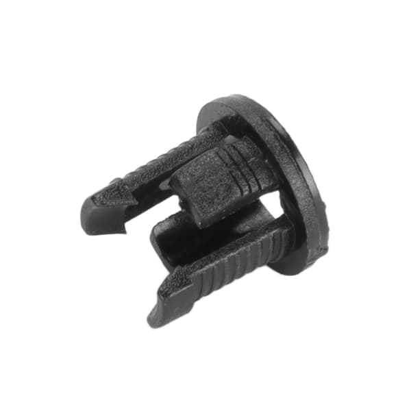 200-pak 5 mm sort plastik LED-holder klips panel fatning, diode base monteringsarmatur