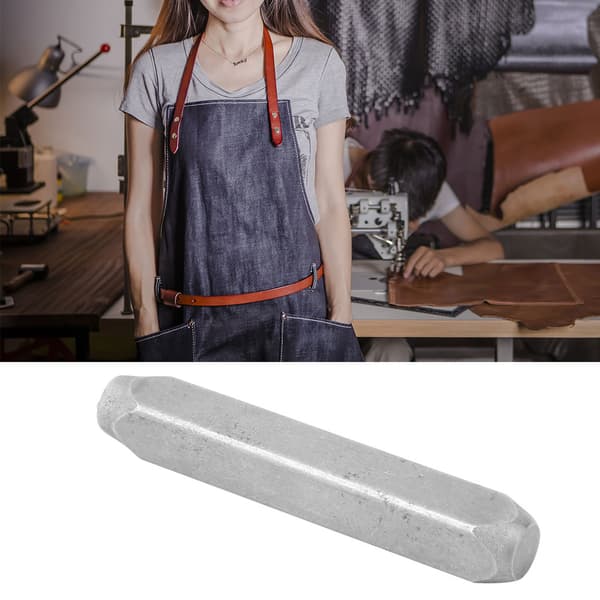 CR-V Stål Stjärnformad Stans 6mm Bredd 2.5'' Längd för Läder Plast Metall