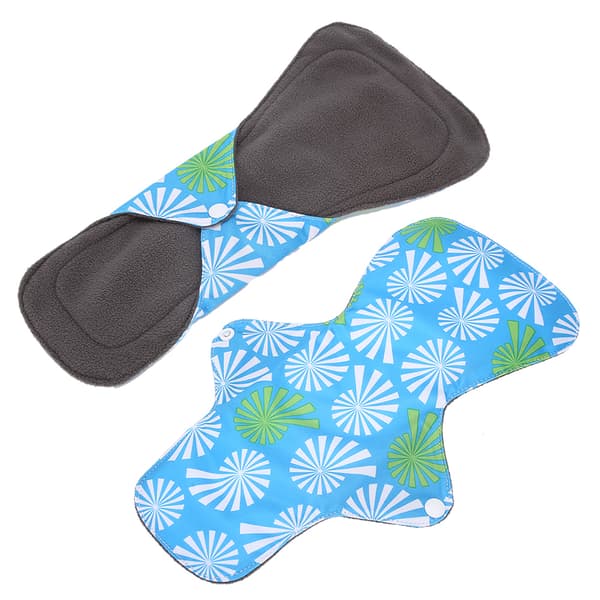Tvättbar mensbinda i bambukolfiber, återanvändbar, förlängd sanitetsbinda (L33cm)#3