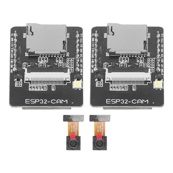 ESP32 CAM WiFi Bluetooth Dev Board 2 st, 2-i-1 kameramodulsats för IoT-projekt