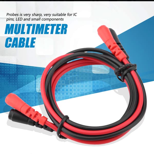 P1500 Digital Multimeter Probsats med Krokodilklämmor, Utbytbart Testkabelsats