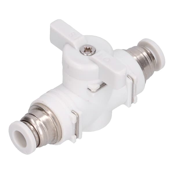 Pneumatisk luftfitting 6 mm lynkobling push-in unionadapter til flowreguleringsventil