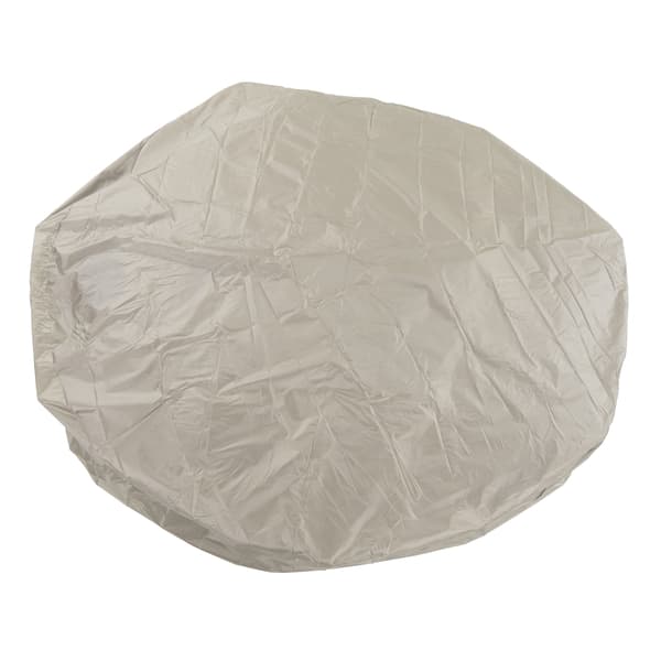 210x30cm Silver Polyester Taft Vattentätt Överdrag för Rund Utomhusbadkar Dammskydd