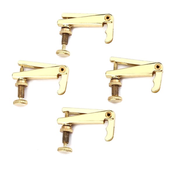 4-pak legering finstemmere strengjustering reservedele til 3/4 4/4 violin guld