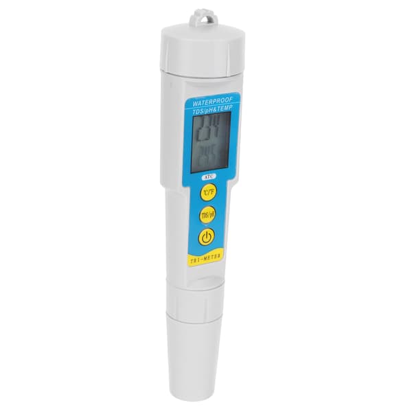 PH-986 3-i-1 Vandkvalitetstester PH/TDS/TEMP Pen, Bærbar Multifunktionsmåler