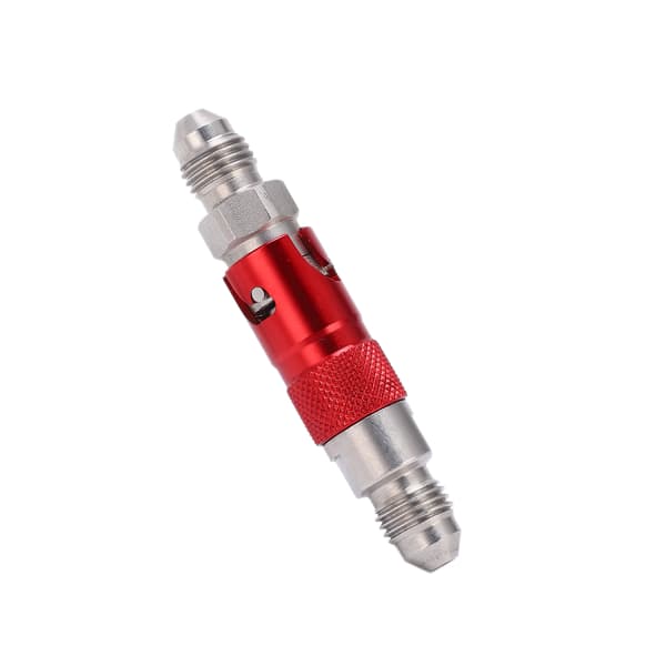 Motorcykel Bremseslange Væske Quick Release Fitting Adapter Rustfrit Stål Universal Rød