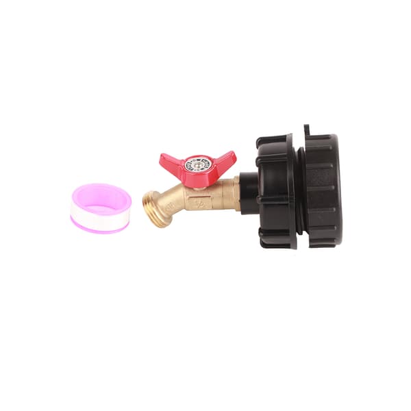 IBC Tote Adapter Tank Fitting Ventilforbindelse Dyse Tud Lille Dispenser Kit