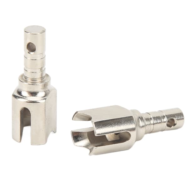 2-pack stål RC differentialkopp precision drivkopp för ARRMA 1/7 1/8 RC-fordon silver