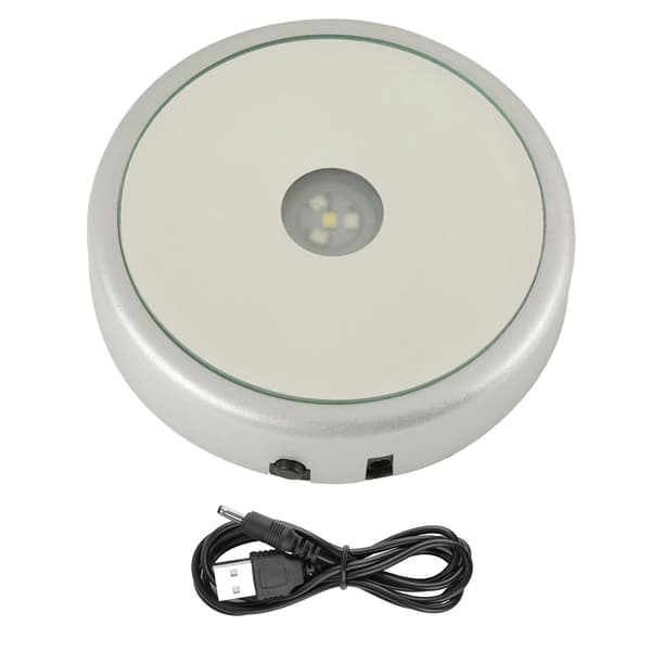 Värikäs LED-valokristallinäyttöteline #4