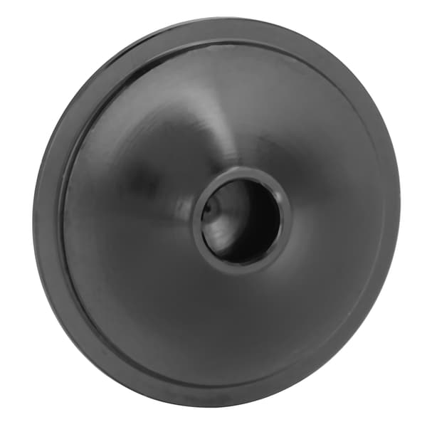 Sort edderkoppdesign cirkulær MTB-headsetkappe aluminiumslegering 31,8 mm til 28,6 mm gaffel 1 stk.