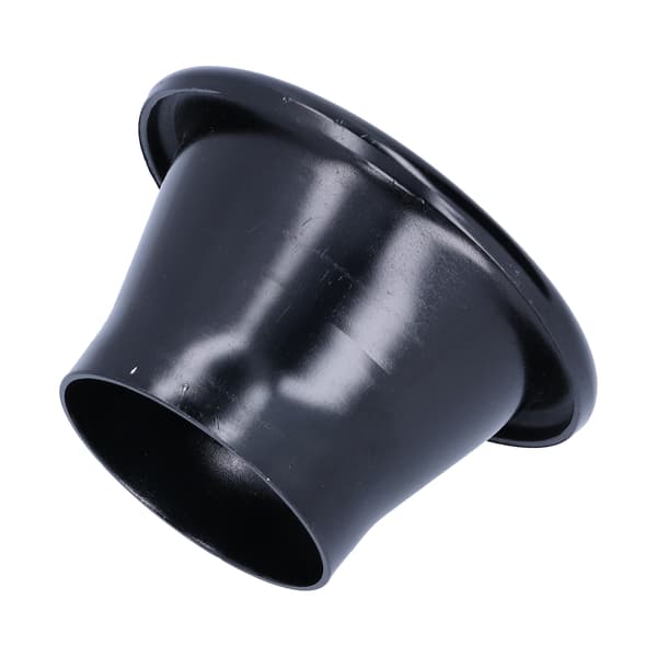 2,6 tommer koldluftsindsugning Turbo Horn Velocity Stack Adapter CNC aluminium bilmodifikationsdel sort