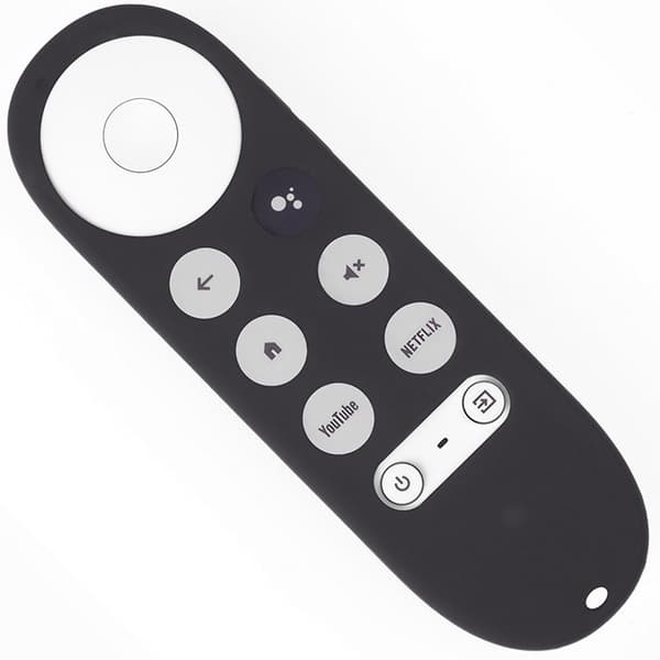 Fjärrkontrollskydd Silikonfodral för Chromecast med Google TV Fjärrkontroll Grå
