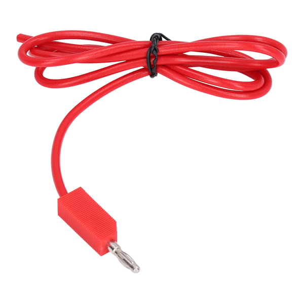 Röda banankontakt testkablar kit 4mm multimeterprober 30VAC-60VDC 19A J.70010