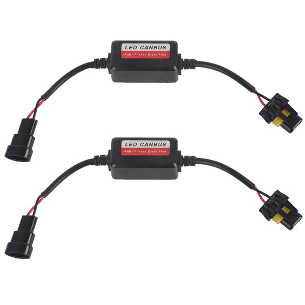 Universal kørelysdekoder fejlfri 9006 LED-pærer anti-flimmer 9-32V