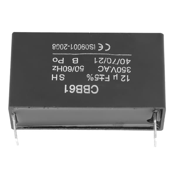 CBB61 12uF 350VAC Motorkondensator til Aircondition og Benzingeneratorstarter