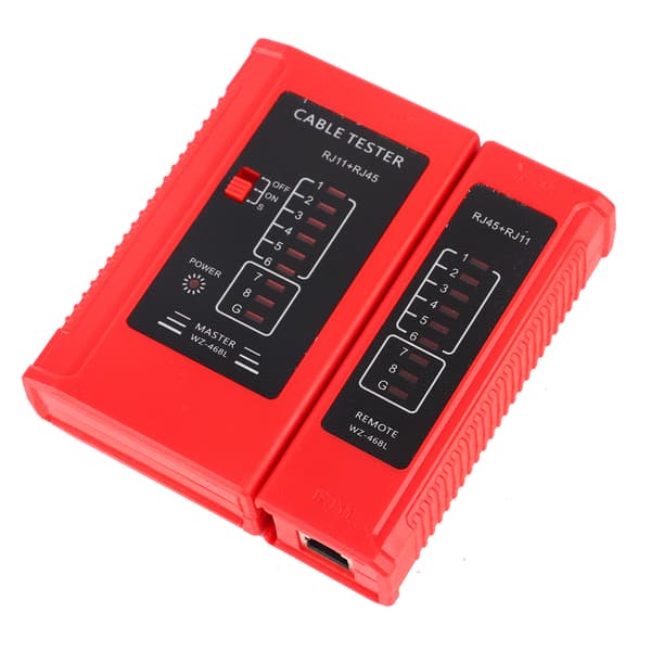 RJ45 RJ11 Netværkskabeltester LAN Ethernet Wire Tracker Værktøj WZ-468