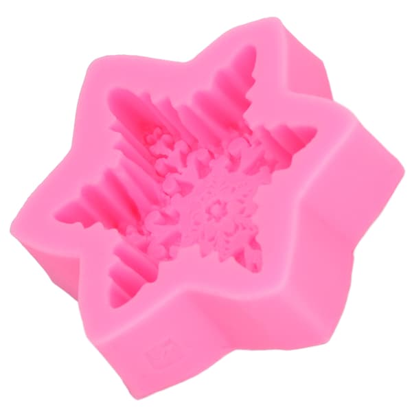 Fondantforme 3D Snefnug Premium Materiale Holdbar Nonstick Elastisk Udbredt Silikoneforme til Kage Chokolade Slik