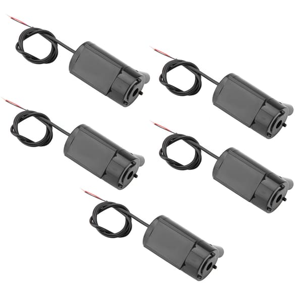 5 st Mini DC 3V-5V Dränkbar Vattenpump för Akvarium Fontän