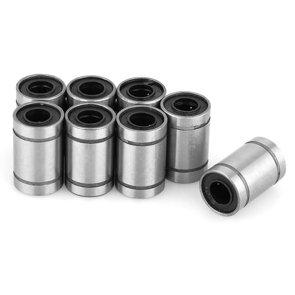 8 stk. LM6UU 6mm lineært kugleleje bøsningssæt til 3D-printer CNC-maskindele