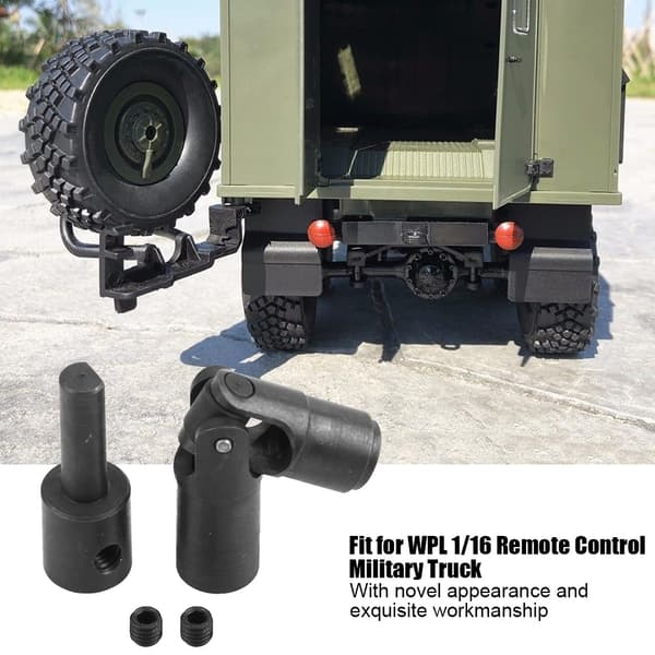 Metall CVD Drivaxelsats för WPL 1/16 RC Armélastbil, Förbättrad Transmissionskomponent
