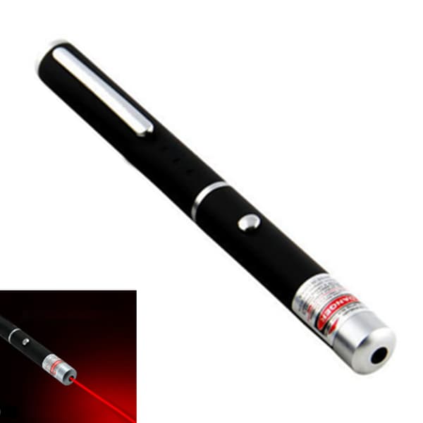 Rød Stråle USB Laser Kattelegetøj Pointer Pen til Interaktiv Leg Hjemme og på Kontoret