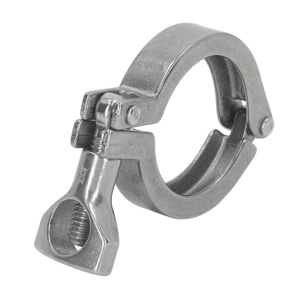 304 Rostfritt Trippelklämma 1-stifts Slangrörsfäste med Vingmutter, 38mm