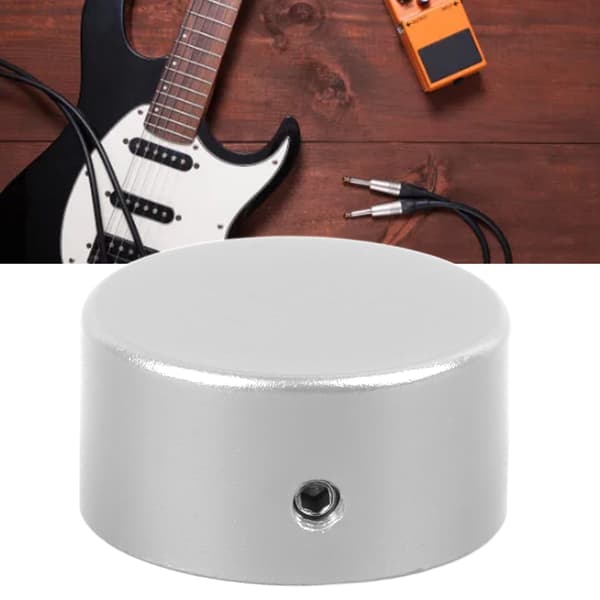 Silver Aluminium Gitarrpedal Tåskydd Effektpedal Fotskydd Spikkåpa