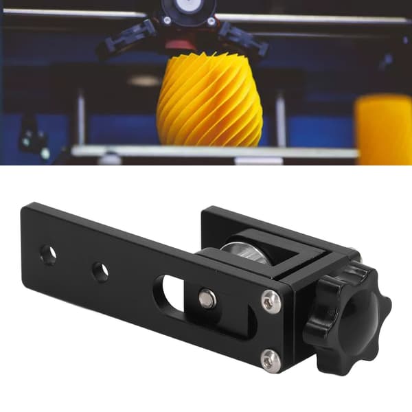 X-akse remstrammer aluminiumslegering formonteret til Ender 3 CR-10 3D-printer, sort