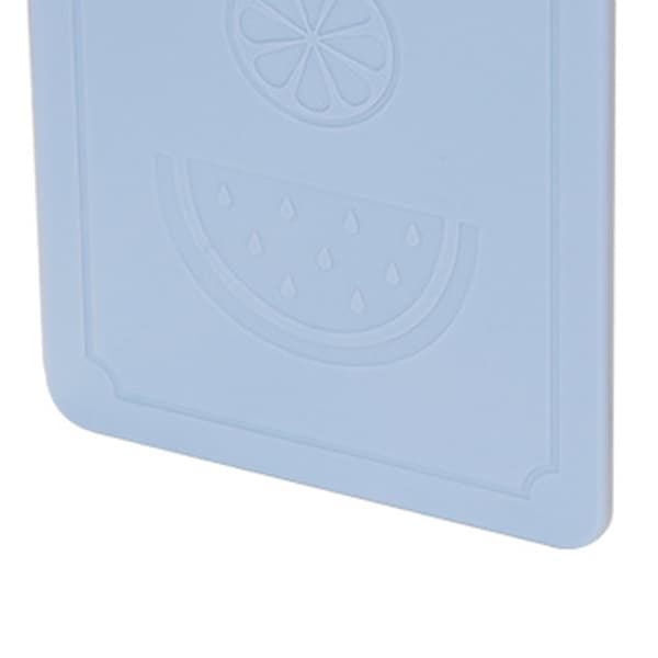Vikbar plastskärbräda för utomhuspicknickcamping - Nordic Grey Blue 20x12,5cm