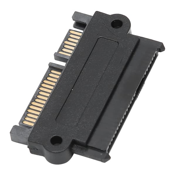 SAS til SATA Harddiskadapter 15Pin Konverter SFF8482 Sort Plastikskal Bundkort