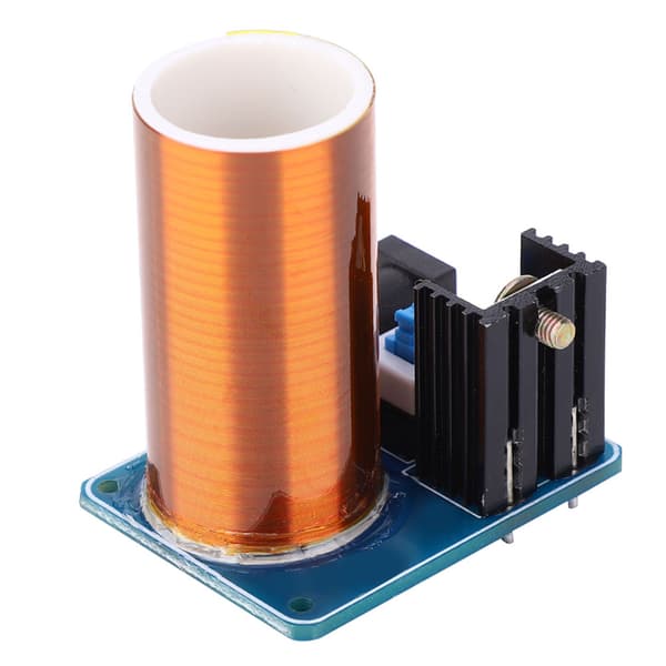 Mini Tesla Coil Kit DC12V Trådlös LED-gnistmodul DIY Elektronikprojekt