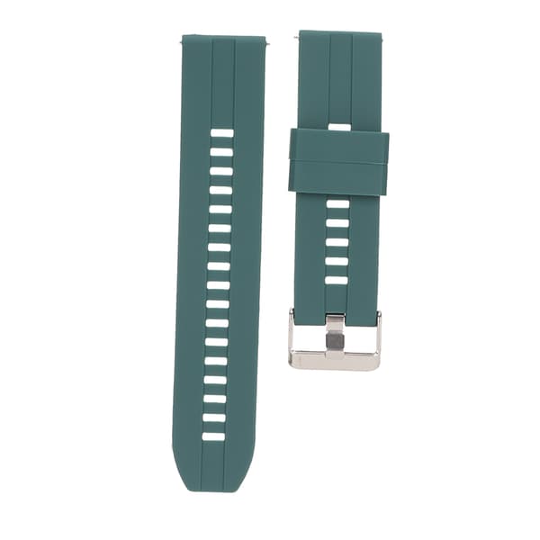22 mm silikone Quick Release rem til Realme Watch 2, universal mørkegrøn rem