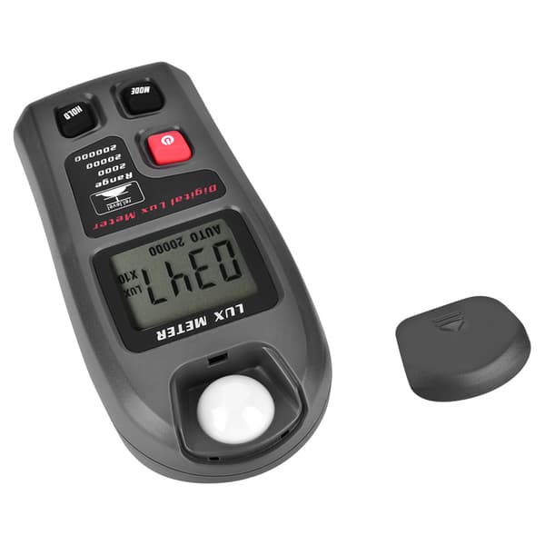 MT-30 Digital Luxmeter, LCD-baggrundsbelyst lysmåler til test af miljøbelysning, 0-200000 Lux