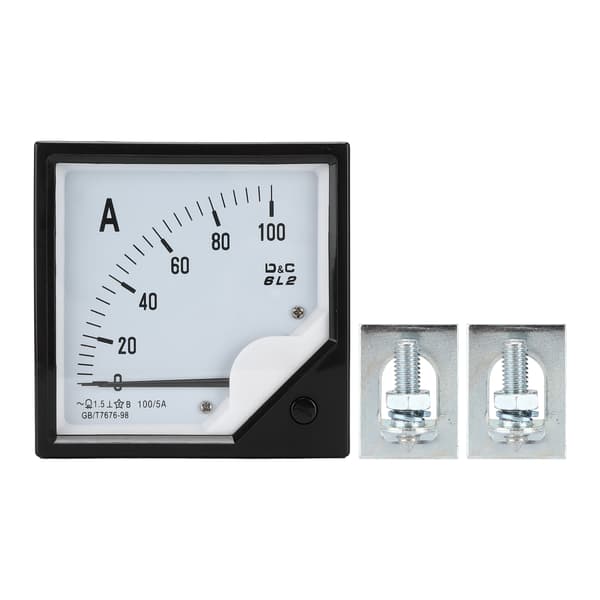 6L2 100A/5A AC Analog Panel Amperemeter Pointer Strømmåler til Industriel Brug