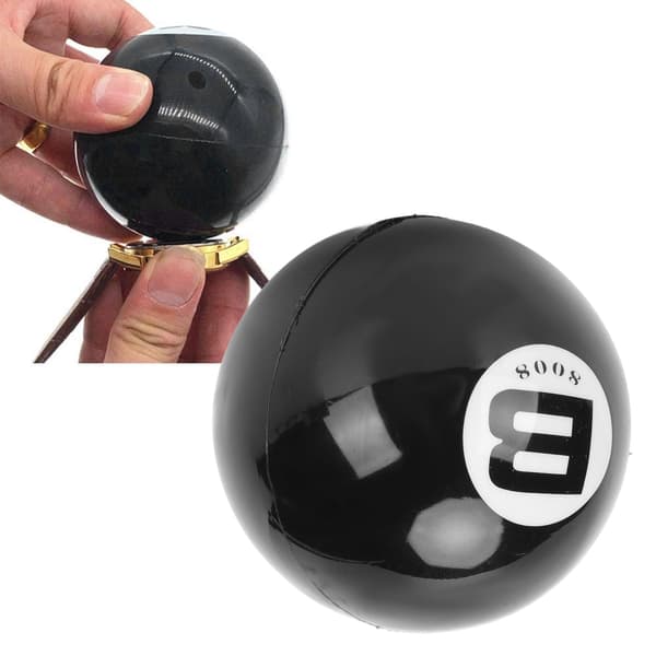 Uråbner Greb Bold Gummi Oppustelig 7 cm Dia Sort Nem Brug til Kasseåbning