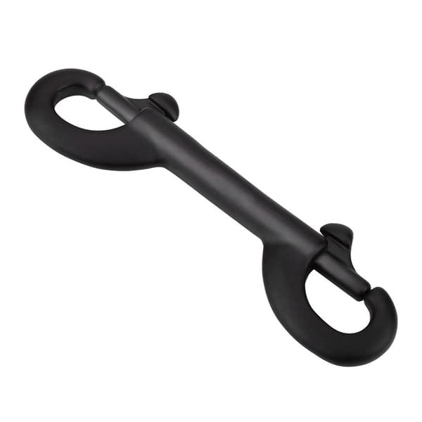 KEEP DIVING Kraftig dubbeländad karbinhake i rostfritt stål för dykning (90 mm)