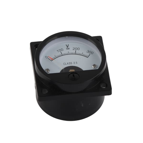 AC 0-300V Rund Voltmeter, ABS Analog Urtavla, Noggrann Panelmätare för SO-45, 85mm