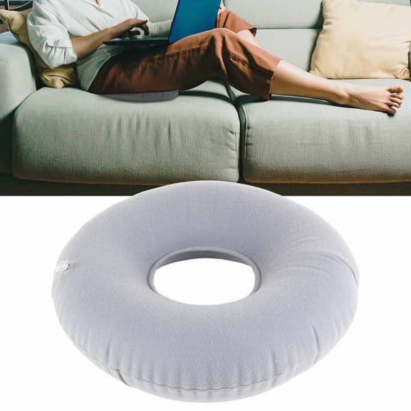 39 cm Donutpude Oppustelig Ringpude Rund Sædepude Til Hæmorider Graviditet Liggesår
