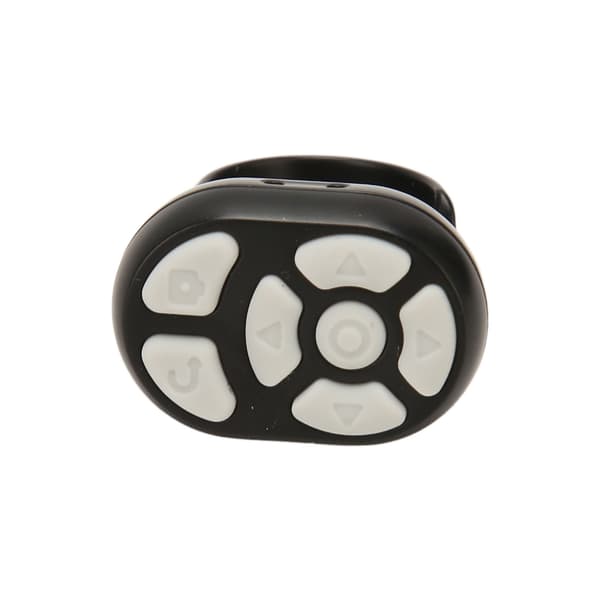 Trådlös Scroll Ring Fjärrkontroll Sidvändare för iPhone iPad iOS Android Surfplatta Svart