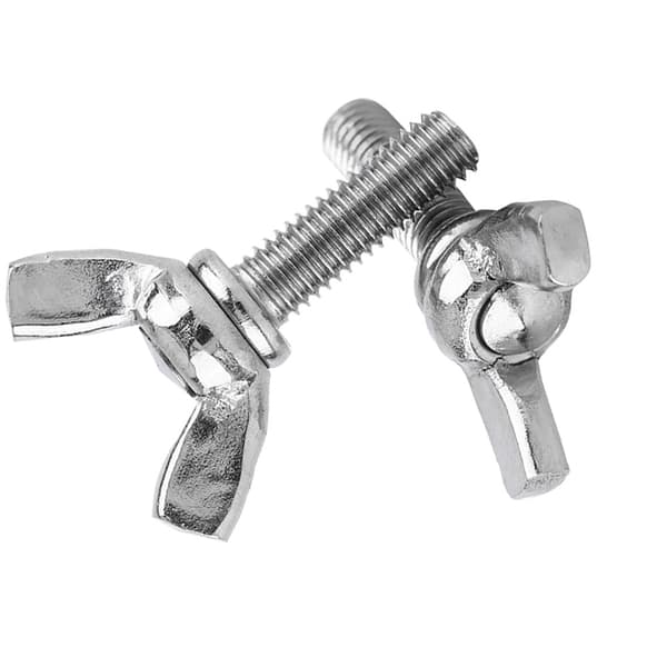 5 st 304 Rostfritt Stål Vingmuttrar Bultar, M5 x 20mm, Maskinfäste Hårdvarukit